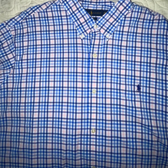 Men’s Ralph Lauren Plaid Button Down Shirt - Picture 1 of 5